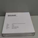 Wall Clock, Gray Silent Non-Ticking, Decorative Battery Operated Wall Clocks for Bedroom, Kitchen, Home, Office, School, Hotel (8 Inch)