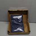 Amazon Basics Lightweight Pleated Bed Skirt, Fade Resistant, Wrinkle Resistant, Machine Washable, Queen, Navy Blue