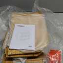 HOOBRO Bread Box, Bamboo Bread Box for Kitchen Countertop, 2 Tier Roll-Top Bread Bin, Food Storage Box, Large Capacity Keeper, Wooden Storage Cabinet, for Kitchen, Dining Room, Natural YL13MB01