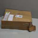 Kasyat 41 Pcs Christmas Village Set LED Lighted Christmas Village Accessories White Houses with Xmas Tree Deer Streetlight Figurines Crafts Town Scene