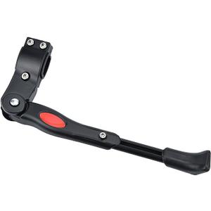 Adjustable Bicycle Kickstand, Aluminum Bicycle Stand for Bike, Fit for 20"-27.5" Bike Kick Stand for Mountain Bike Road Bicycles Kickstand (Black)