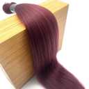 Wine Red Pre Stretched Braiding Hair Non Toxic 26 inch Long Hypoallergenic Braiding Hair Pre Stretched Knotless Box Braids Crochet Low Temperature Synthetic Hair Extensions 3 Packs