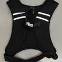 ZELUS Weighted Vest Washable, Z-Fit Soft Iron Weighted Vest for Women and Men, 5/10/15 lb Weight Vest with Reflective Stripes & Adjustable Straps, Ultra Thin Weight Vest for Home Gym Strength Training Weight Loss Workout (Black)