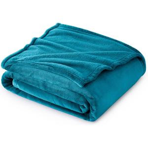 Bedsure GentleSoft Fleece Throw Blanket Teal - 300GSM Blankets for Couch, Sofa, Bed, Soft Lightweight Plush Cozy Throws for Toddlers, 50x60 inches