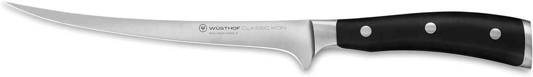 Wsthof Classic IKON 7" Fillet Knife, Black