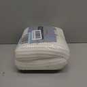 RESARE Waffle Bathroom Runner Rugs, Super Absorbent Bath Mat Non Slip Washable Quick Dry, Ultra Soft Quick Dry Boho Bath Rugs with Tassels for Hallway Bedroom Laundry Room, 2'x4'(24"x48"), White