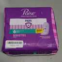 Poise Incontinence & Postpartum Pads for Bladder Leaks, 3 Drop Light Absorbency, Regular Length, 54 Count