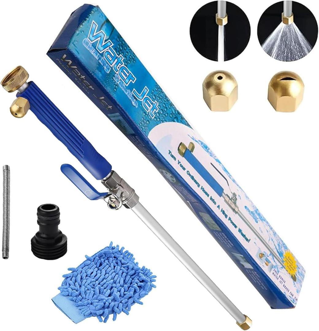 High Pressure Washer, 2-in-1 High Pressure Power Washer, High Pressure Washer, for Floor Wall Fence Cleaning Garden Watering (Blue)