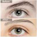Maitys 12 Sheets 108 Pairs 4D Hair Like Waterproof Eyebrow Tattoos Stickers Temporary Transfer Brows Decal Peel off Fake Eyebrow Sticker Instant Authentic Brow Decal for Women(Lovely Style)