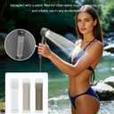 Portable Shower 8000mAh Rechargeable Camping Shower, 6.0L/min Portable Shower Pump, Outdoor Shower for Camping, Hiking, Traveling, Washing