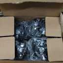 Leveling Casters Heavy Duty with Upgraded Ratchet Handle Design, Adjustable Retractable Casters Set of 4, Swivel Industrial Castor Wheels for Workbench (80F, 4400 Lbs Capacity, Black)