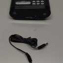 Alarm Clock Radio for Bedroom, 2 Alarms Bright LED Display Plug in Simple Basic Digital FM Clock Radio with USB Charging Port, Adjustable Volume, Snooze for Deep Sleepers