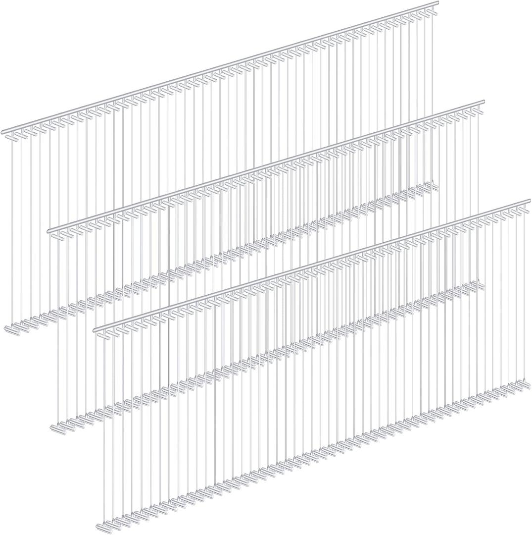 Zonon 3000 Pieces Tagging Gun Fasteners for Clothing Standard Label Gun Price Tagging Barbs Plastic Garment Refills(2 Inch,Clear)