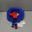 KETIEE Flex Tracks 16Ft for Kids: Flexible Race Car Ramp Track with 2 Small Racecars and 4 Suction Cups Compatible with Diecast 1/64th Cars, Rolls Up Portable Racetrack for Ages 3 & Up