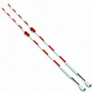 Clamp-On Volleyball Net Antenna Set for Quick Setup, Durable Fiberglass Design Includes 2 Antennas & Carrying Bag Fits 1m Volleyball Poles, Outdoor and Indoor