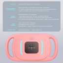 Music Boxing Punching Machine for Adults, Taekwondo Kick Pad Training Machine with LED Electronic Bluetooth Music &Counter9 Modes & 9 Speeds Martial Arts Training Equipment & Taekwondo Sparring Gear (Moderate-pink)