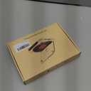 ENVYCLOUD CD Player Portable with Dual Stereo Speakers, Rechargeable Portable CD Player with Bluetooth for Home with Headphones, Support CD/AUX/USB, White