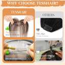 Wispy Bangs Hair Clip Human Hair, Human Hair Clip in Bangs, Wispy Hair Pieces, No Tangle & Smooth, 11g #02 Dark Brown