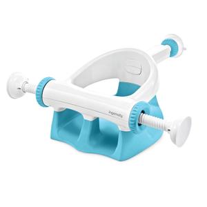 Ingenuity My Bath Seat for Sit-Up Baby Bathing, Sure & Secure Suction Cups, ASTM Safety Tested & Approved, Backrest for Assisted Sitting, Easy Setup & Storage, Aqua