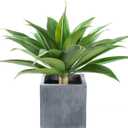 Velener Artificial Plant Outdoor Agave - Large Size UV Resistant Fake Agave Plants for Indoor and Outdoor Succulents Decor(28 Inch)