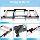 ROCKBROS Bike Rollers Adjustable Bike Trainer Stand Foldable Indoor Cycling Bicycle Roller with Resistance for MTB Road Bike Exercise