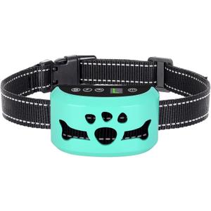 Dog Bark Collar, Anti Bark Collars for Large Medium Small Dogs with 7 Level Sensitivity Adjustable and 4 Stop Barking Modes, Rechargeable Bark Collar No Shock for Dogs with Beep Vibration Shock