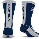 For Bare Feet NHL Unisex Kids Nhl Mvp Crew Sock Youth (One Size, Team Color)