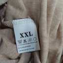 Minthunter Women's Long Sleeve Pullovers Cowl Neck Tunic Shirt Casual Sweatshirt Tops (XXL, Brown)