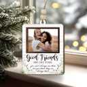 2 x Friendship Ornament 2025  Best Friend Ornament, Rustic Farmhouse Picture Frame with Friendship Quote, Friends Are Like Stars Sentimental Gift for Best Friend, Christmas Tree Keepsake
