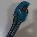 Libraton PVC Cutter 1-5/8", PVC Pipe Cutter, Ratcheting PVC Cutter with Replacement Blade, Plastic Pipe Cutter, ABS Cutter for PVC, PEX PPR Plastic Pipes, Hoses and Plumbing Pipes