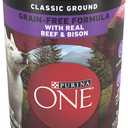 Purina ONE Wet Dog Food True Instinct Classic Ground Grain-Free Formula With Real Beef and Bison High Protein Dog Food - (Pack of 12) 13 oz. Cans (EXP 09/30/27)