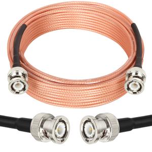 XRDS -RF BNC Cables 35FT, 50 Ohm BNC Male Cable RG316 Antenna Cable for Antenna Scanners Handheld Ham Radios etc.