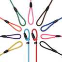 11-Piece Adjustable Dog Slip Leads 11 Colors, Adjustable - Easy On/Off, No Collar Needed, Standalone Use. Matches Outfits/Themes/Weather, High Value for Walking/Training