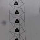 Furinno Rata 6-Tier Industrial Multipurpose Flat Base Shelf Display Rack with Metal Frame