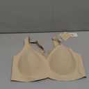 Vertvie Wireless Bras for Women No Underwire Supportive Mesh Crossover Bra Seamless Push Up Full Coverage Everyday Bralettes, XL