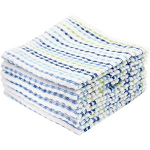 Ritz Pebble Bar Mop Towels: Highly Absorbent and Super Soft, 100% Cotton, Durable Super Absorbent Kitchen Bar Towels for Wiping Tables and Counters, 12x12, 6-Pack, Cool