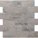 2026 New Upgrade Peel and Stick Backsplash Tile, Peel and Stick 11.34" X 11.57" Wall Tile for Kitchen, Bathroom, Fireplace, Laundry (Grey Rustic, 20 Packs)