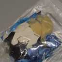 Blue Birthday Decorations for Boys Men - 50 PCS Blue Party Decorations include Happy Birthday Banner Silver Fringe Curtain Heart Star Balloons and Hanging Swirls for Birthday Party Supplies