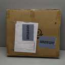 danpinera 2-Tier End Table, Outdoor Side Table Metal Round Side Table with Removable Tray, Small Folding Accent Table, Anti-Rust Nightstand for Bedroom Balcony Patio Living Room (Gold)