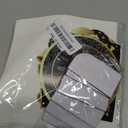 6Pcs Hanging Honeycomb Round Paper Fans Decoration Set, Black Gold White Table Centerpieces for New Year Baby Shower Birthday Photo Booth Backdrops Anniversary Paper Party Supplies