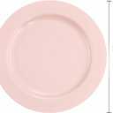 bUCLA 100Pieces Pink Plastic Dessert Plates - 6.25 inch Pink Disposable Dessert/Appetizer/Small Cake Plates for Wedding, Party & Mother's Day