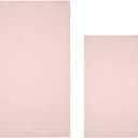 HOMELOVER 4 Piece Towel Set - 100% Organic Cotton 2 Bath Towels & 2 Hand Towels - 500 GSM, Hotel Quality, Soft, Highly Absorbent & Quick Drying Wash Towels for Kitchen & Bathroom (Seashell Pink)