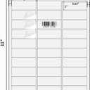 Transparent Stickers Labels - 1" x 2-5/8" Clear Address Labels Mailing Stickers for Laser/Inkjet Printer 8.5"×11"- 20 Sheet/ 600 Label