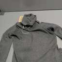 Ekouaer Women's Turtleneck Shirts Ribbed Pullover Sweater Long Sleeves Tops Midweight Thermal Underwear Blouse, Size L