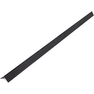 Aluminium Alloy Metal Corner Guards 10 Pcs Wall Corner Protector 1.2" x 1.2" x 48" Wall Corner Protection Decoration Black Pack of 10 Corner Guards 20 Ga/1 mm Thickness