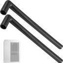 2 Pcs 4A1551-03 Rubber Hose (C) Compatible with Hoshi-zaki Ice Machine Distributor to Spray Tube, Fits Hoshi-zaki KM Series, KM-280MAF, KM-280MAH, KM-280MWF, KM-280MWH and more