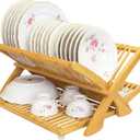 Totally Bamboo Eco Collapsible Bamboo Dish Drying Rack