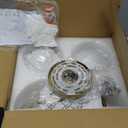 Modern Gold 2-Lights Bathroom Light Fixtures, Brass Vanity Light with Milky White Globe Glass Shade, Elegant Vanity Light Fixtures over Mirror, Wall Sconce Light for Bathroom, Mirror, Dressing Table