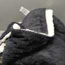 BEDELITE Fluffy Queen Comforter Set - Super Soft Sherpa Charcoal Comforter for Queen Size Bed, Luxury Warm Bedding Set for Winter, Fuzzy Bed Set 3 Pieces (1 Comforter, 2 Pillowcases)