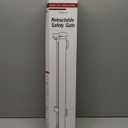 Short Dog Gate 0"-39" Wide Narrow Baby Gate 24 Tall Retractable Baby Gate to Step Over Short Gate for Stairs Low Pet Gate Indoor Mesh Doggie Gates Puppy Gate for Doorway, White